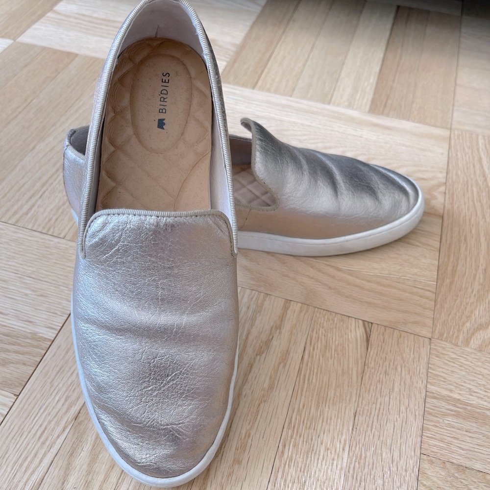 Gold Birdie Slip on Sneakers - size 7